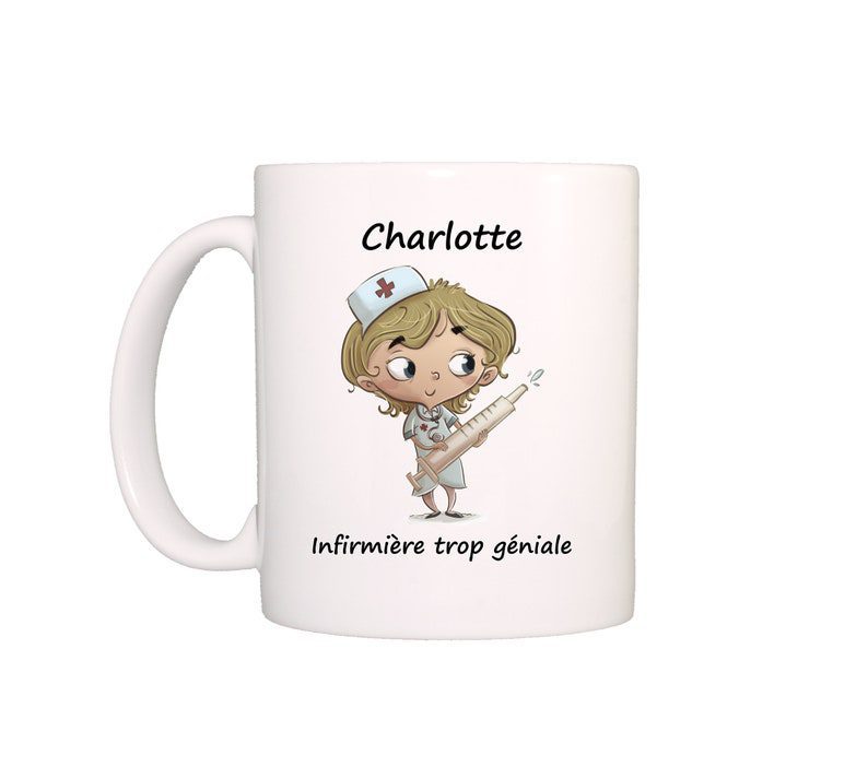 A little cute nurse| love gift mug for girlfriend and sister - 15 oz