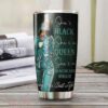 Black nurse queen gold crown| personalized nurse tumbler gift