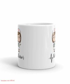 Chibi nurse heartbeat| lovely mug gift for nurse