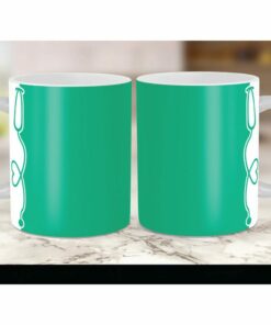 Green coffee, scrubs and rubber gloves| cute mug gift for nurse
