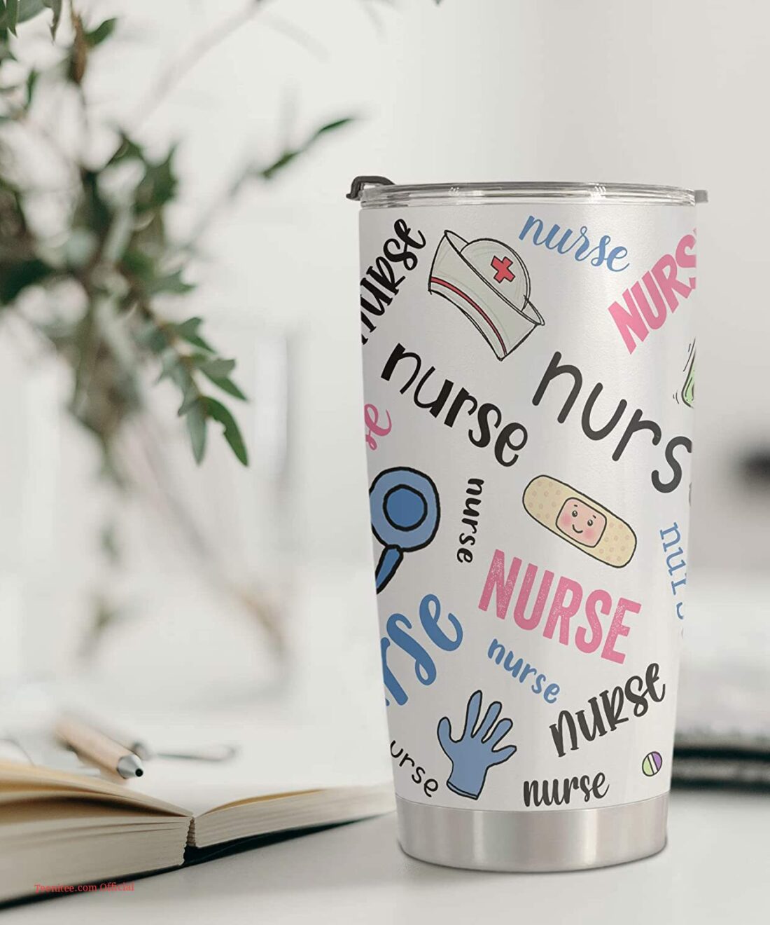 Cute nurse tumbler| tumbler gift for nurse - 30 oz