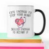 Cute enough to stop your heart| lovely gift mug for nurse