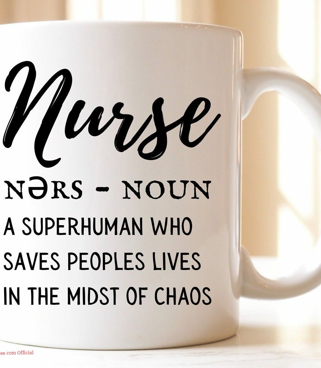 Definition about nurse| beautiful mug gift for nurse - 15 oz