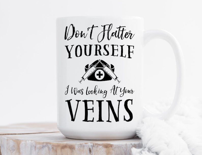 Don't flutter yourself| lovely gift mug for nurse - 11oz