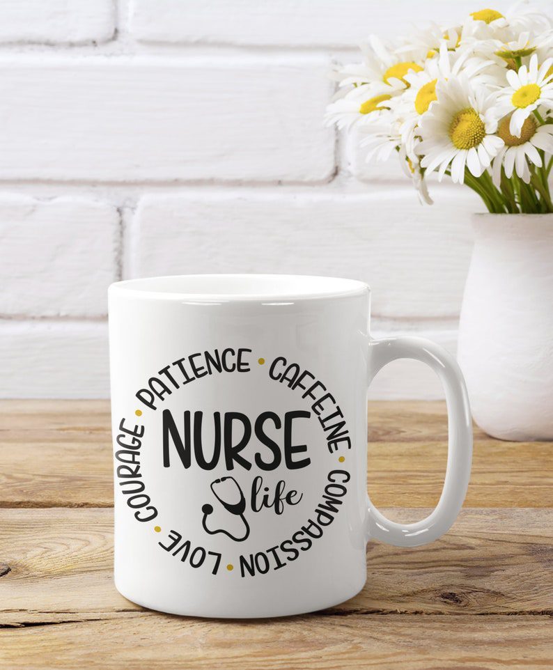 Good things about nurse| unique gift mug for sister and daughter