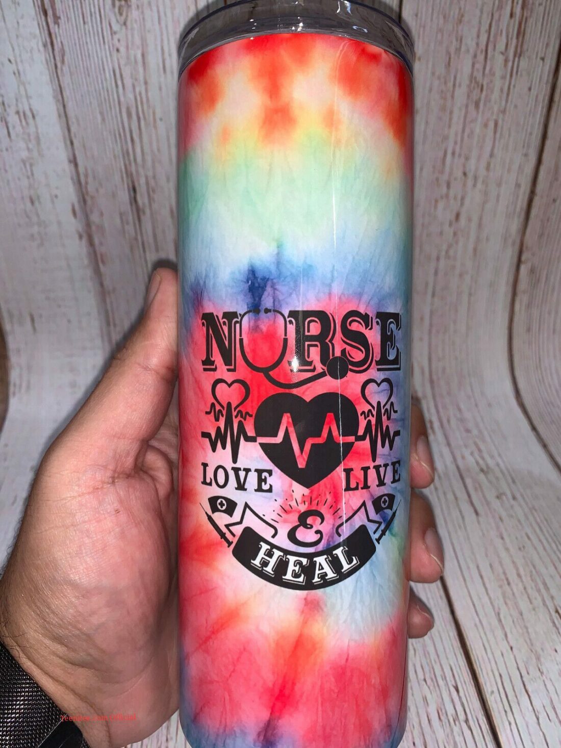 Heal, love, live nurse| best tumbler gift for nurse - 30 oz