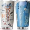 Hero, frontline, sefless nurse| personalized tumbler - 30 oz