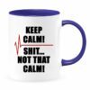 Keep calm| funny personalized color gift mug for nurse