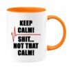 Keep calm| funny personalized color gift mug for nurse