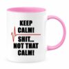 Keep calm| funny personalized color gift mug for nurse