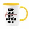 Keep calm| funny personalized color gift mug for nurse