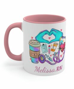 Cute personalized mug gift for a new nurse