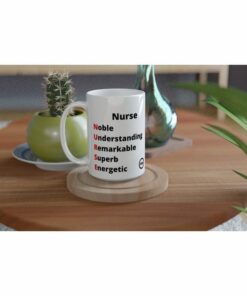 Nurse acronym mug, personalized gift mug for mom and wife