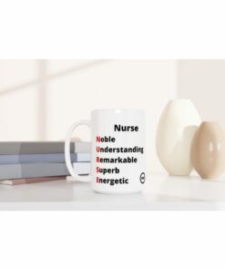Nurse acronym mug, personalized gift mug for mom and wife