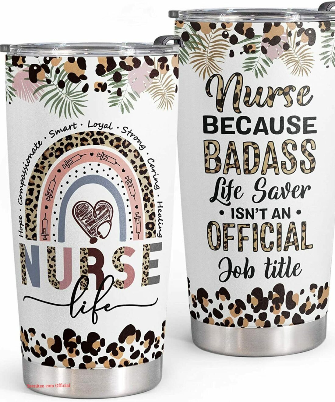 Nurse because badass life saver| tumber gift for nurse - 30 oz