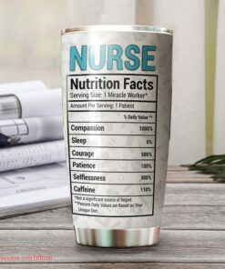 Nurse funny facts clay style| personalized nurse tumbler - 30 oz