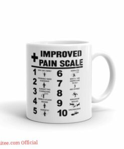 Nurse improved pain scale| funny gift mug for daughter and sister - 15 oz