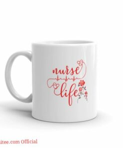 Nurse life with heart beat| beautiful gift mug for mom - 11oz