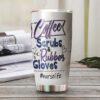 Nurse loves coffee gemstone style| personalized gift tumbler - 30 oz