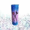 Stethoscope with galaxy background| custom tumbler gift for nurse - 30 oz