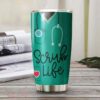 Nurse uniform scrub life| personalized nurse tumbler