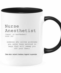 Nurse anesthetist definition| custom color gift mug - 15 oz