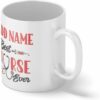 Best nurse ever| custom name gift mug for mom and wife