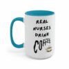 Real nurse drink coffee| funny mug gift for mom and wife