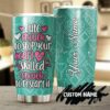 Skilled enough to restart your heart| personalized nurse tumbler gift