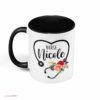 Stethoscope heart shape and floral| personalized mug gift for nurse