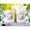 Stethoscope heart shape with floral| adorable gift mug for nurse