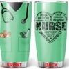 Warm kindhearted nurse| adorable tumbler gift for nurse