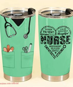 Warm kindhearted nurse| adorable tumbler gift for nurse