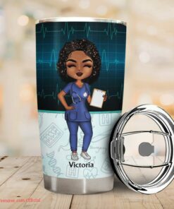Wife mom nurse - personalized tumbler gift for nurse