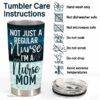 Wife mom nurse - personalized tumbler gift for nurse