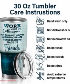 Work made us colleagues nurse| personalized tumbler gift