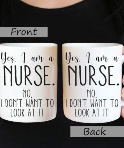Yes i am a nurse| funny gift mug for your lover