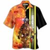 Firefighter hot fire – hawaiian shirt – teenitee