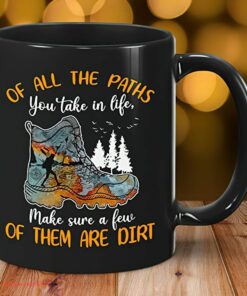Unique hiking gift coffee mug for men & women – celebrate life’s paths with teenitee!