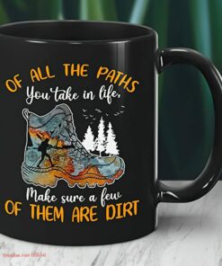 Unique hiking gift coffee mug for men & women – celebrate life’s paths with teenitee!