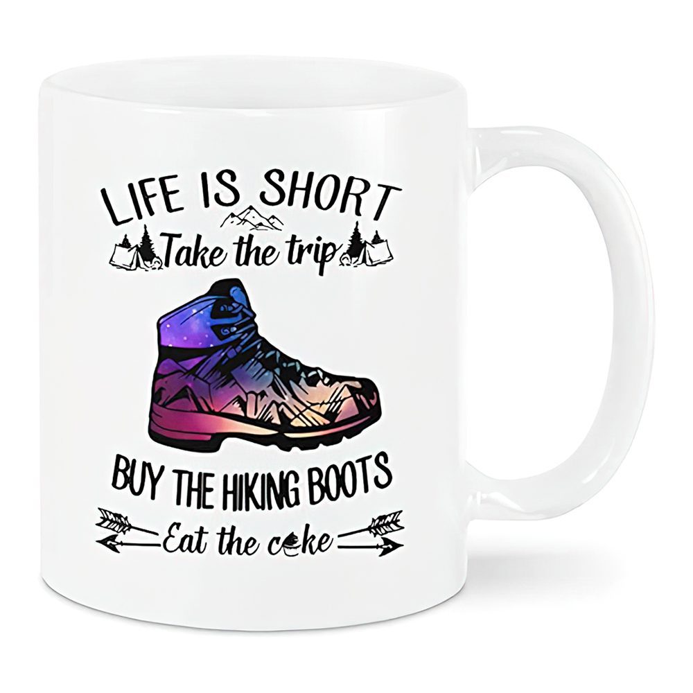 Life is short – take the trip hiking coffee mug gift for hikers – teenitee