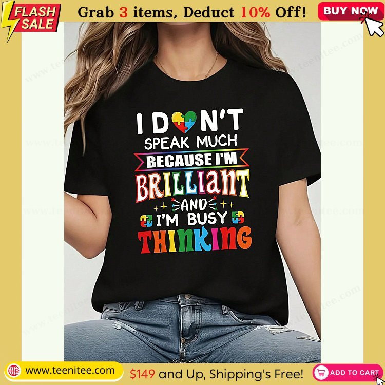 100 cotton i dont speak much brilliant autistic boys womens round neck short sleeve t shirt fashion graphic tees women top 258.jpg