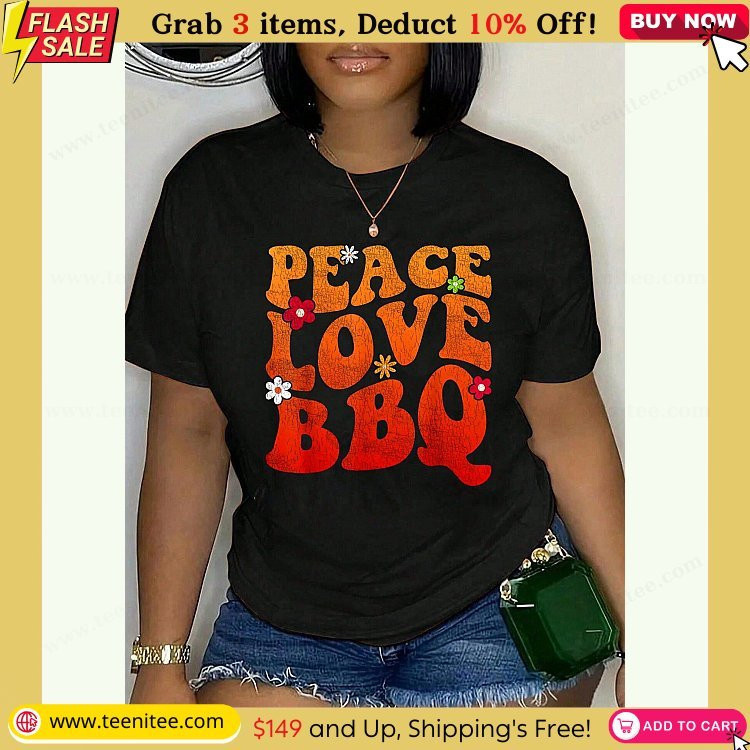 100 cotton peace love bbq grillmaster women grilling bbq meat smoker t shirt pure cotton t shirts breathable and comfortable short sleeved round neck tops for all seasons 372.jpg