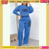 casual elegant print letter o neck long sleeve two pieces instylebuy 238.jpg