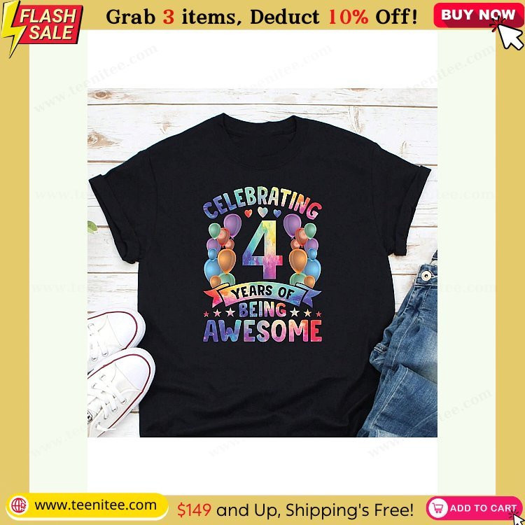 celeing 4 years of being awesome shirt 4th birthday shirt four ever young shirt four year old shirt fourth birthday shirt i am 4 197.jpg