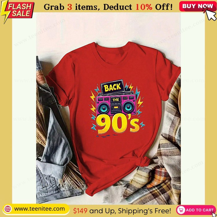 colorful boombox with vinyl record pure cotton womens t shirt comfort fit 733.jpg