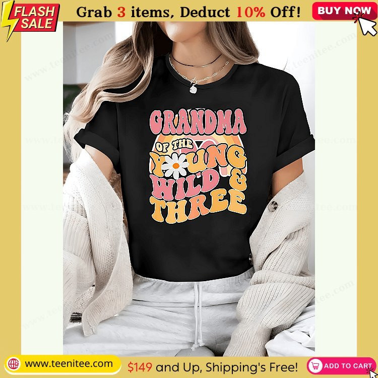 grandma of the young wild three print fun sweet style valentines day for women t shirt womens 220g round neck casual heavy pure cotton t shirt 1 pc 617.jpg