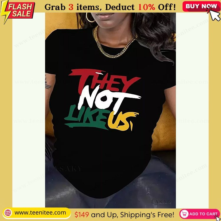 lasaky casual chic oversize dark green letter printed tee black green l 347.jpg
