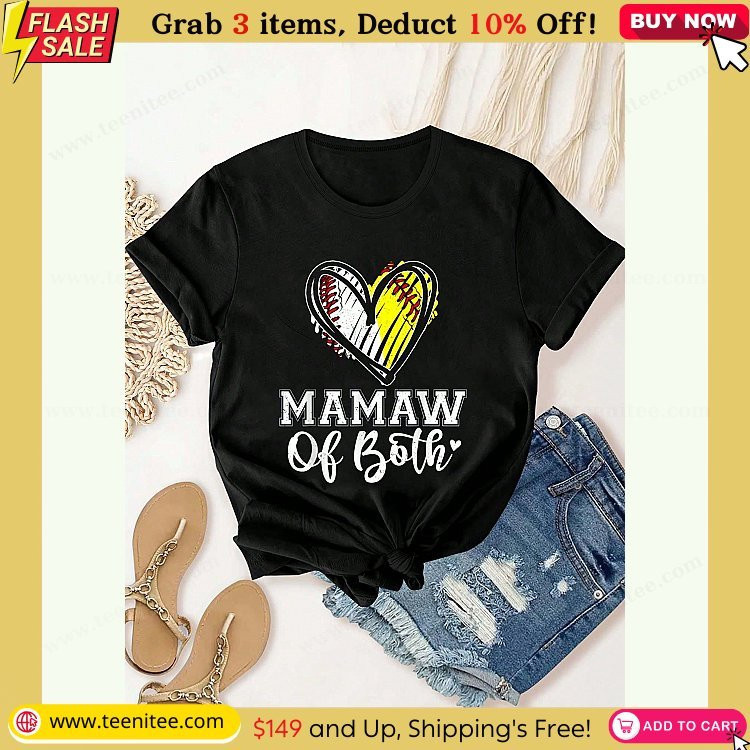 mamaw of both baseball softball mamaw mothers day t shirt summer tops short sleeve round neck casual top for summer spring womens clothing 594.jpg