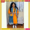 orange long tshirt dress small 709.jpg